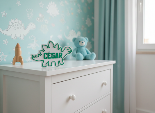 Letrero infantil 3D decorativo ☁️