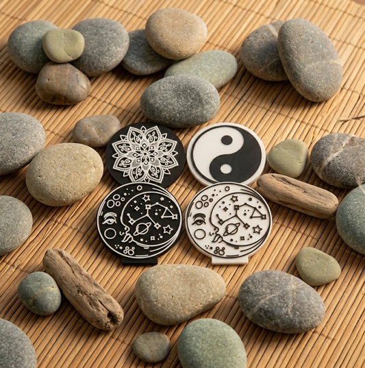 Portainciensos 3D con discos intercambiables + 3 discos