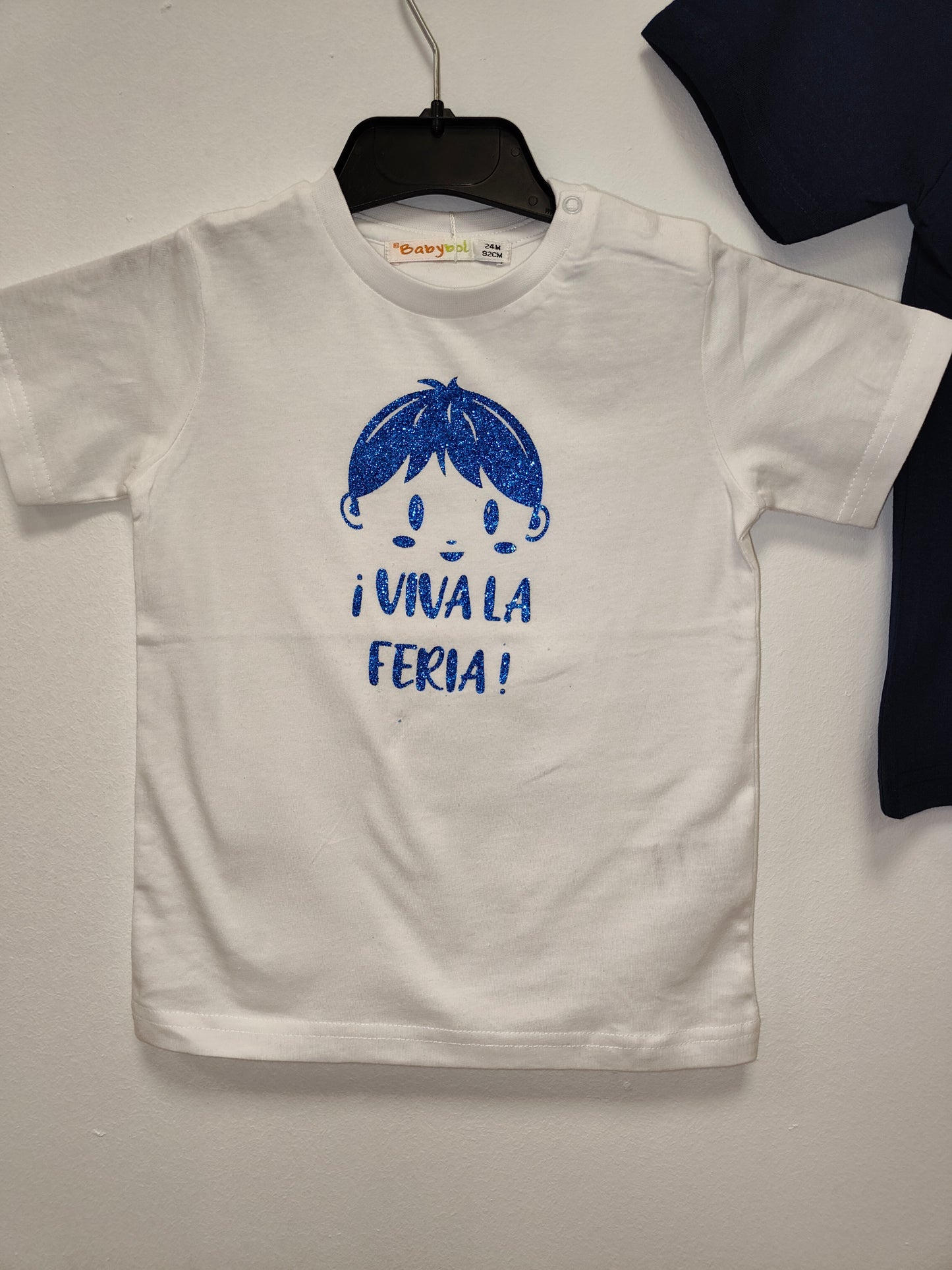 Camiseta infantil – Vinilo purpurina