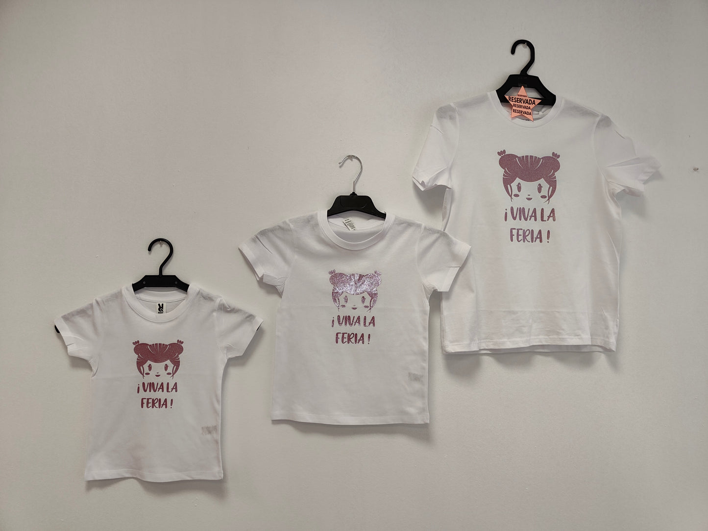 Camiseta infantil – Vinilo purpurina