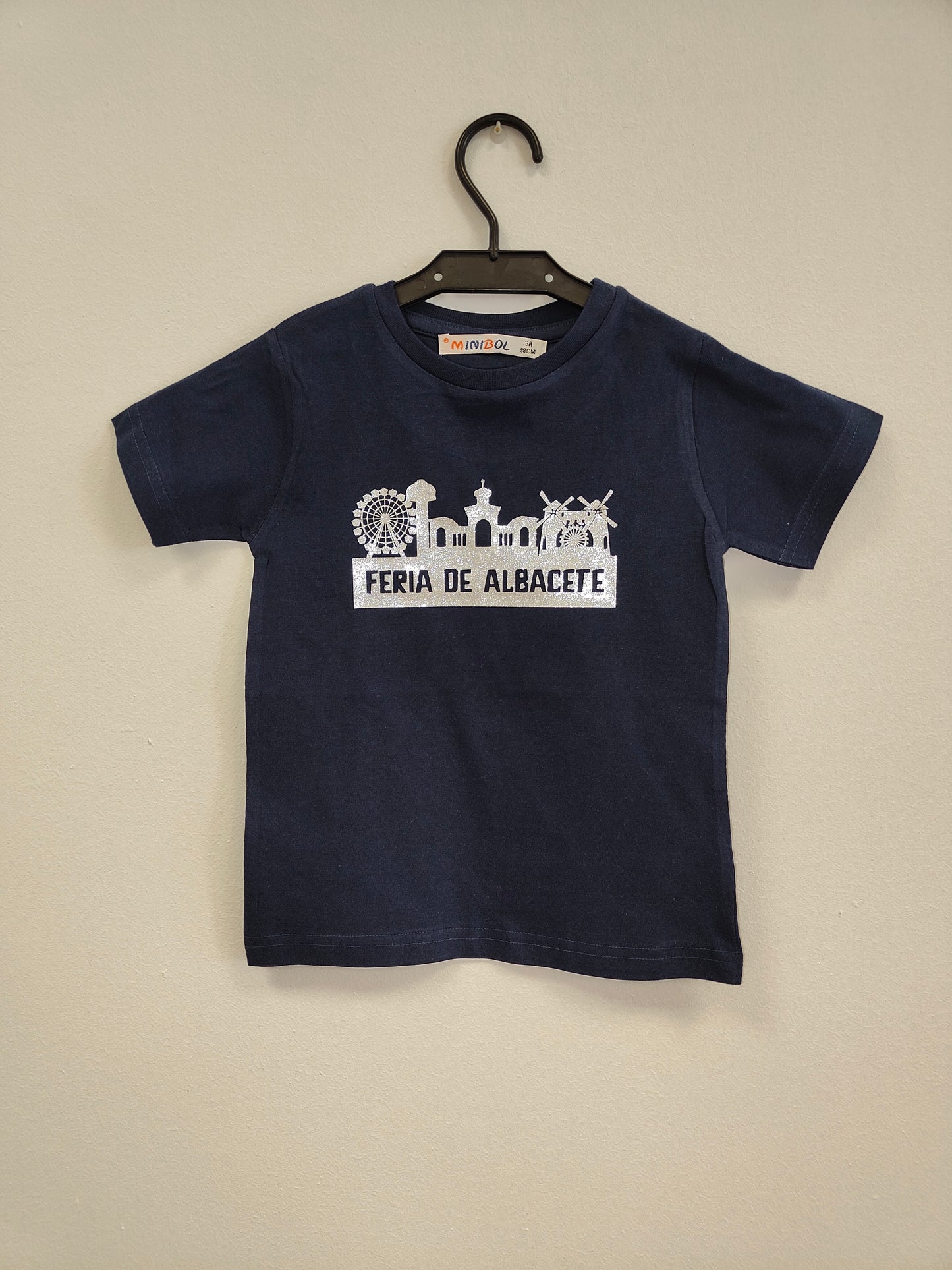 Camiseta infantil – Vinilo purpurina