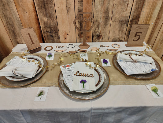 Diseño de minutas para eventos (formato digital)