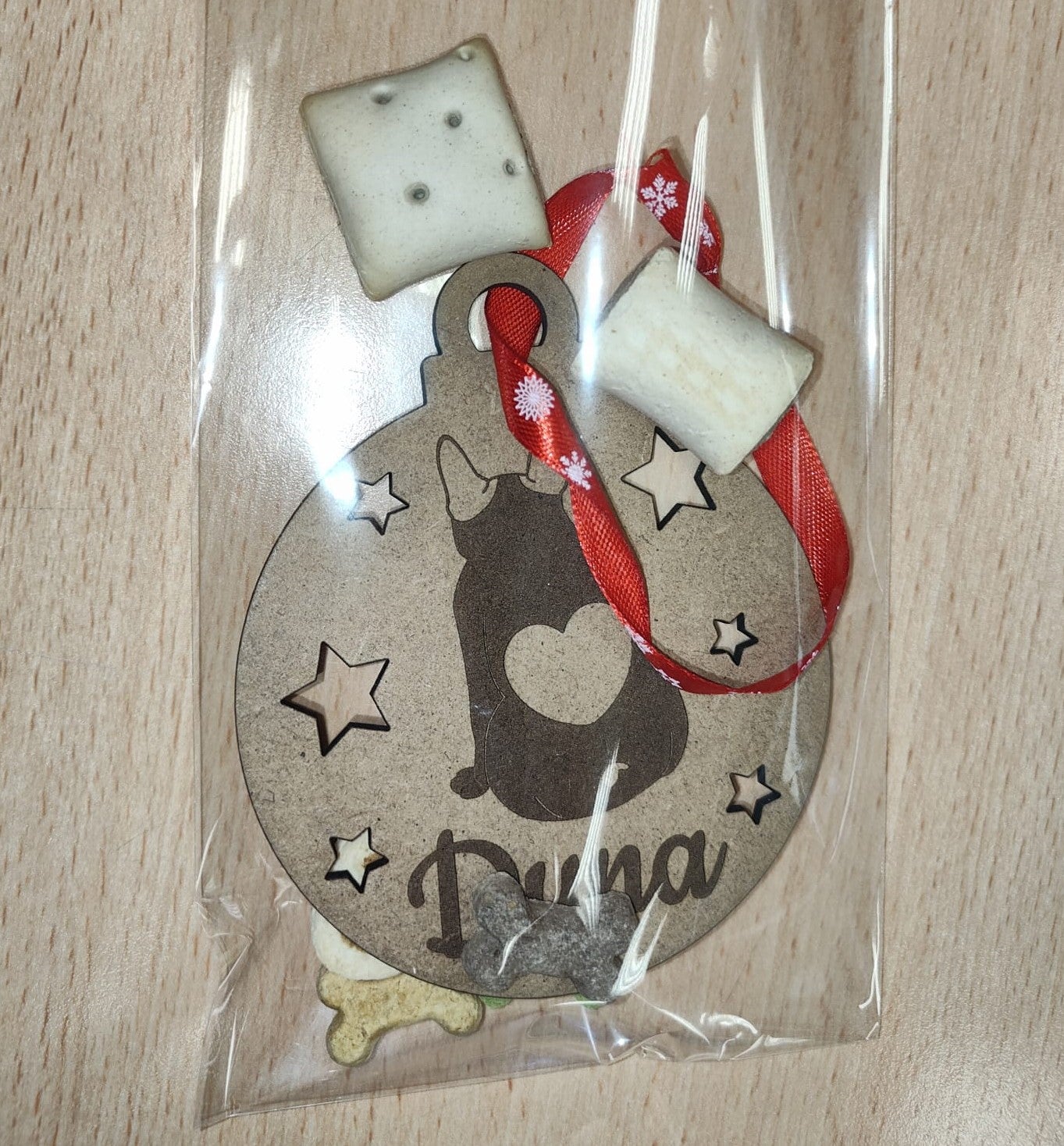 Bola de Navidad de madera – Mascotas