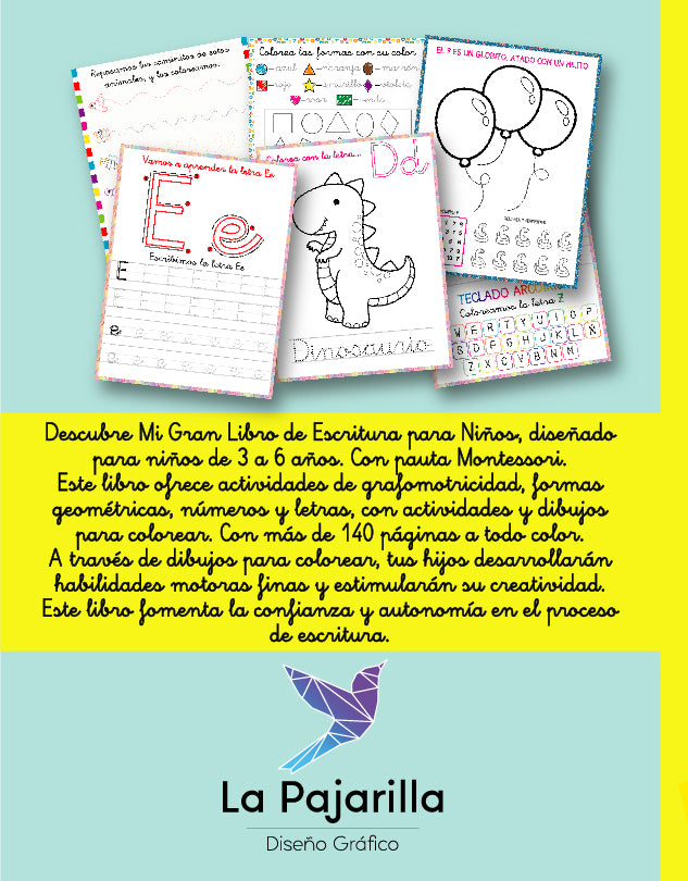 ✍️ Mi Gran Libro de Escritura Para Niños