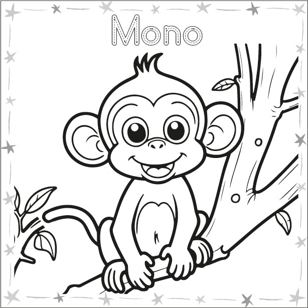 🐾 Mi Primer Libro de Garabatos: Los Animales