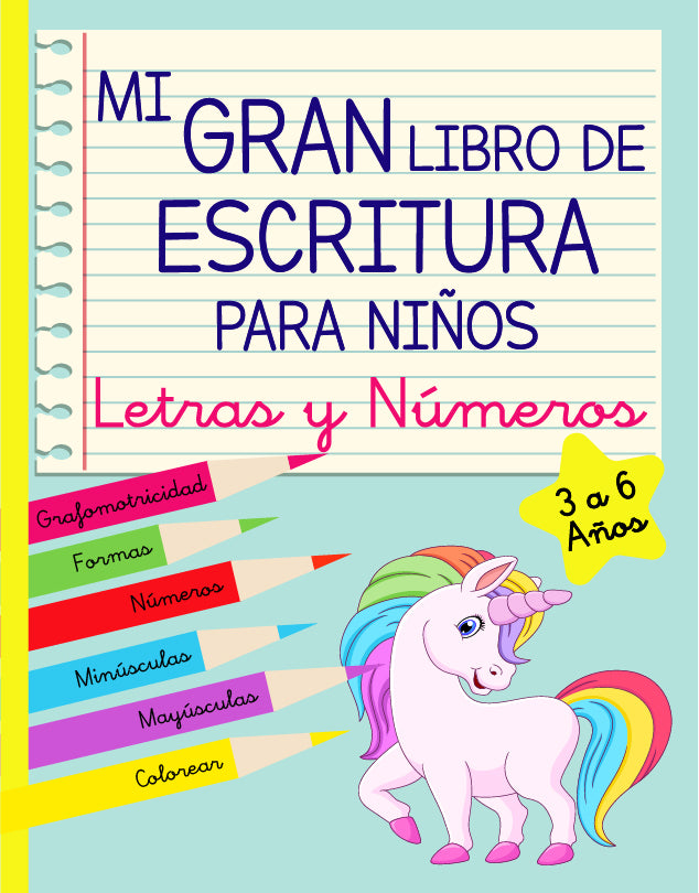 ✍️ Mi Gran Libro de Escritura Para Niños