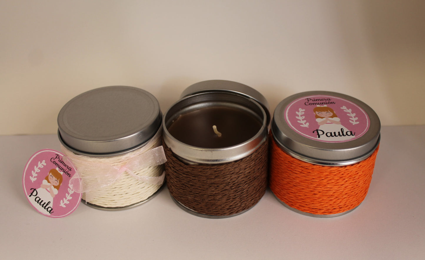 Vela grande trenzada – aromas surtidos