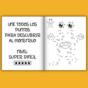 🔢 Une los Puntos: Monstruos Felices
