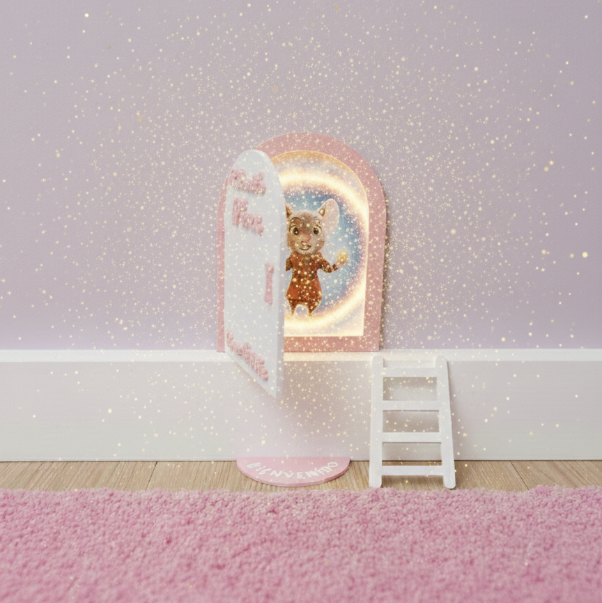 Puerta del Ratoncito Pérez personalizada 3D 🐭✨
