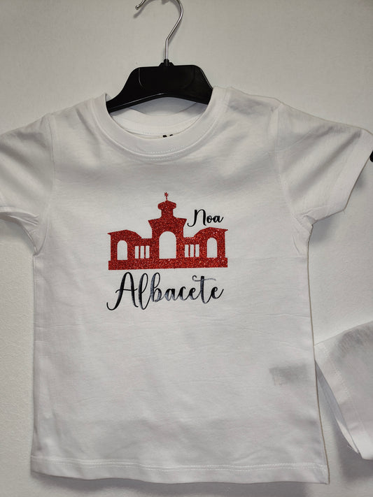 Camiseta infantil – Vinilo purpurina