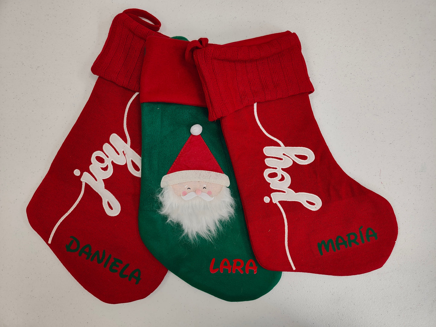 Calcetín navideño personalizado con nombre