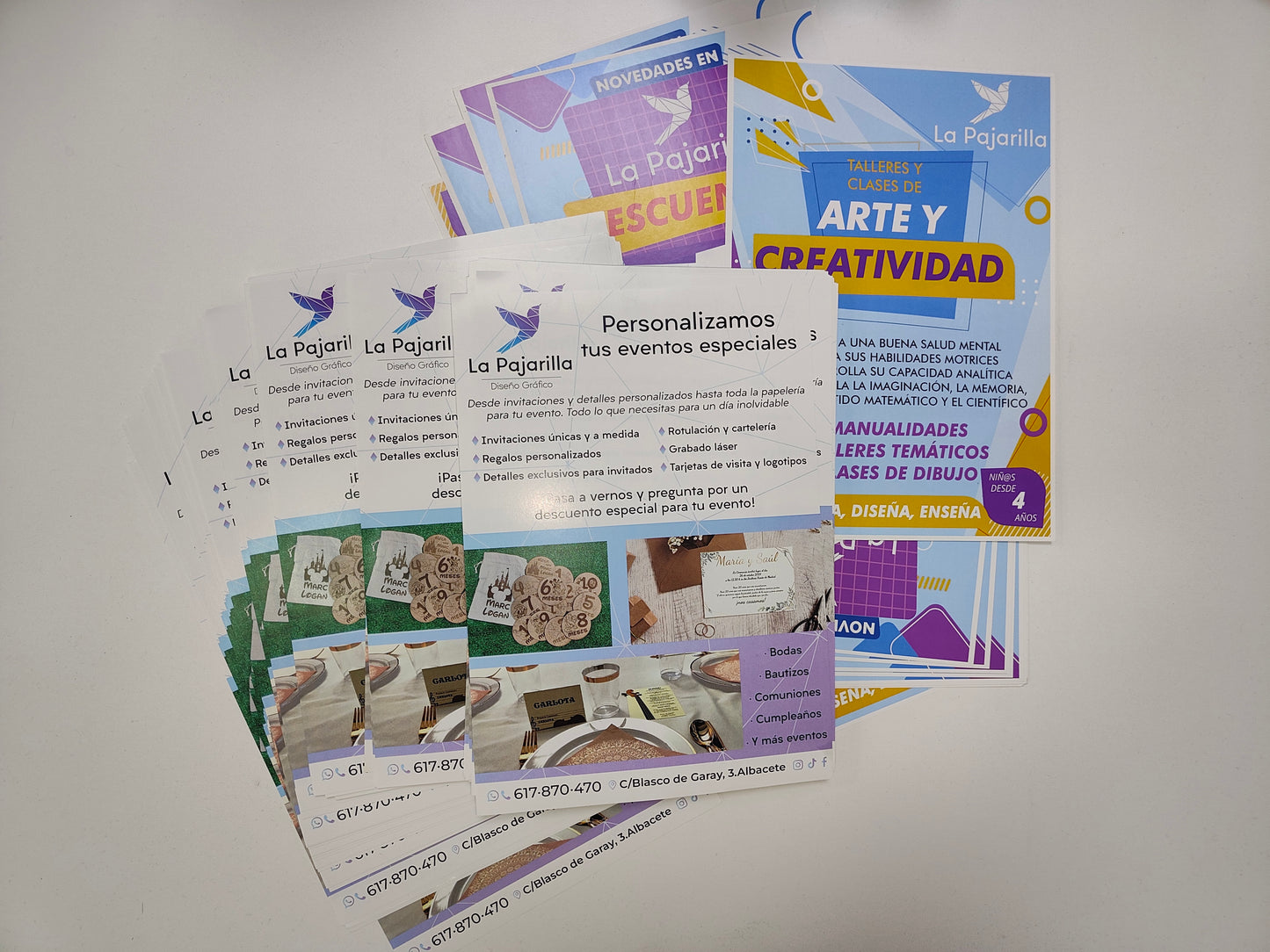 Diseño de flyers personalizados (formato digital)