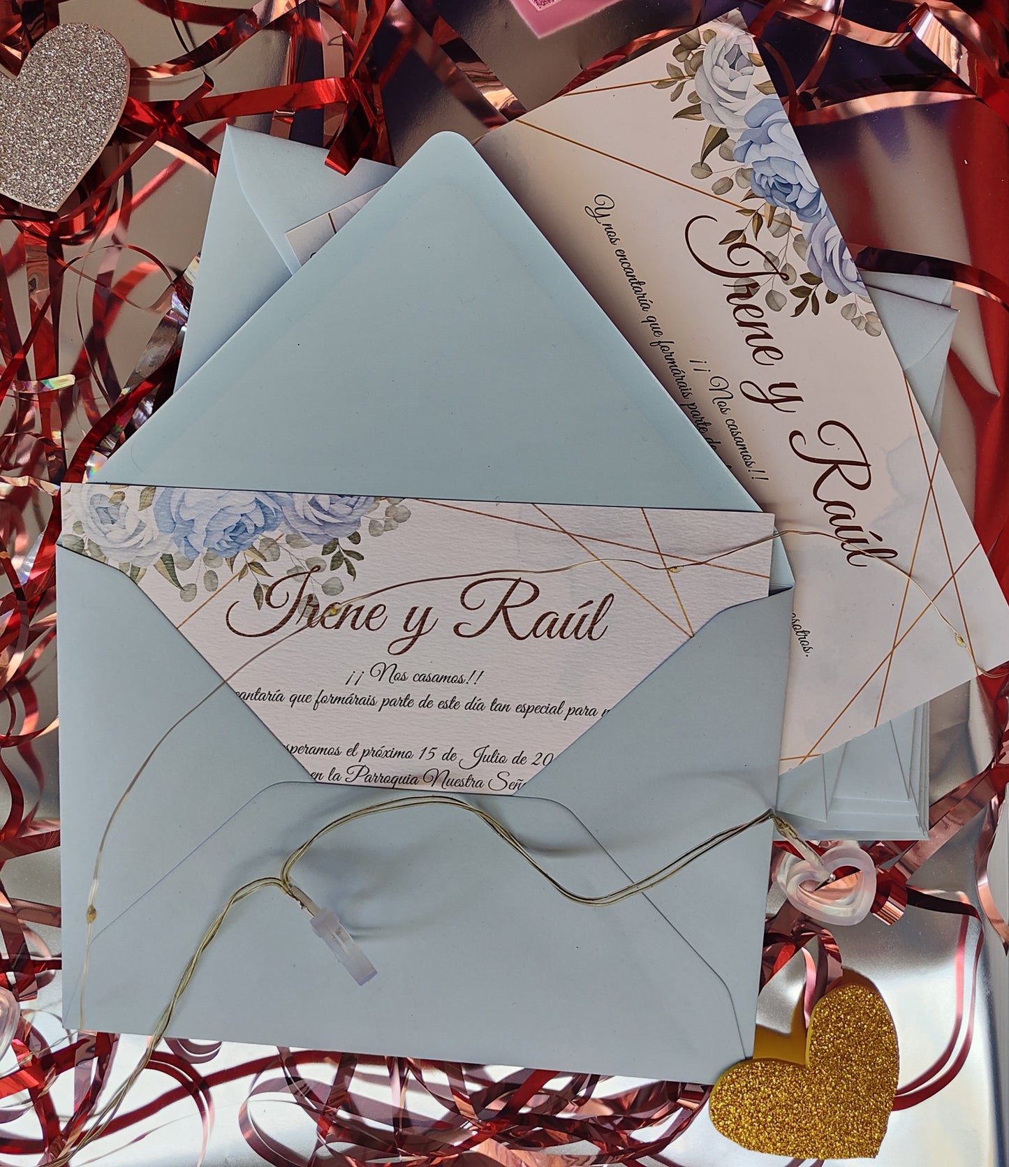Invitaciones de boda personalizadas Diseño +Impresión - Desde 20€ -