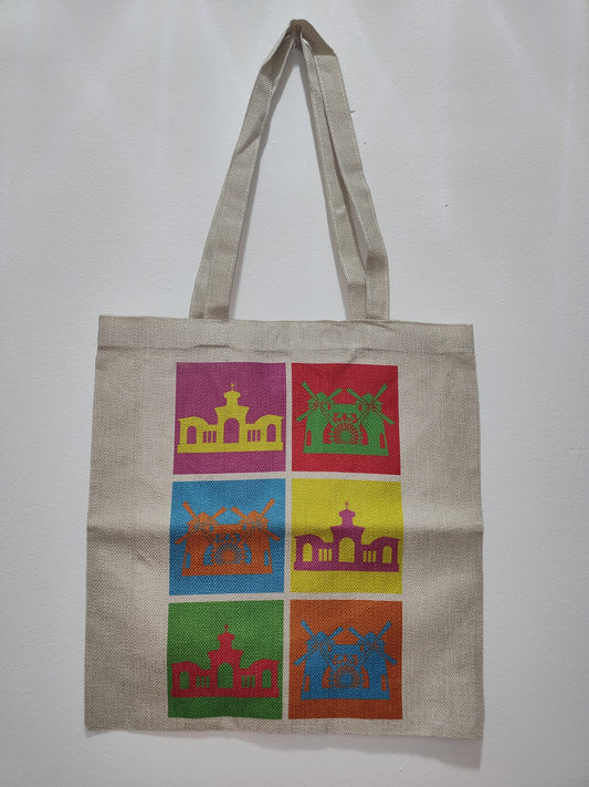 Totebag tela lino – Diseño manchego