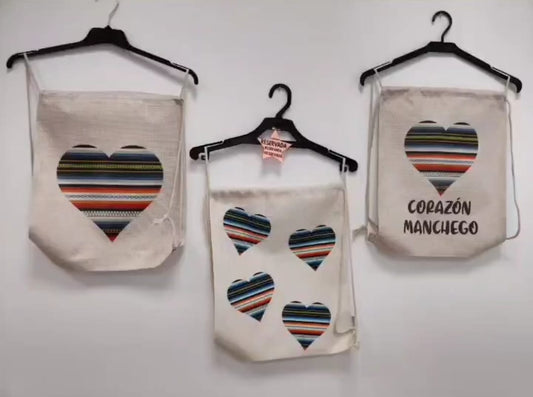 Mochila saco ecológica – Diseño manchego